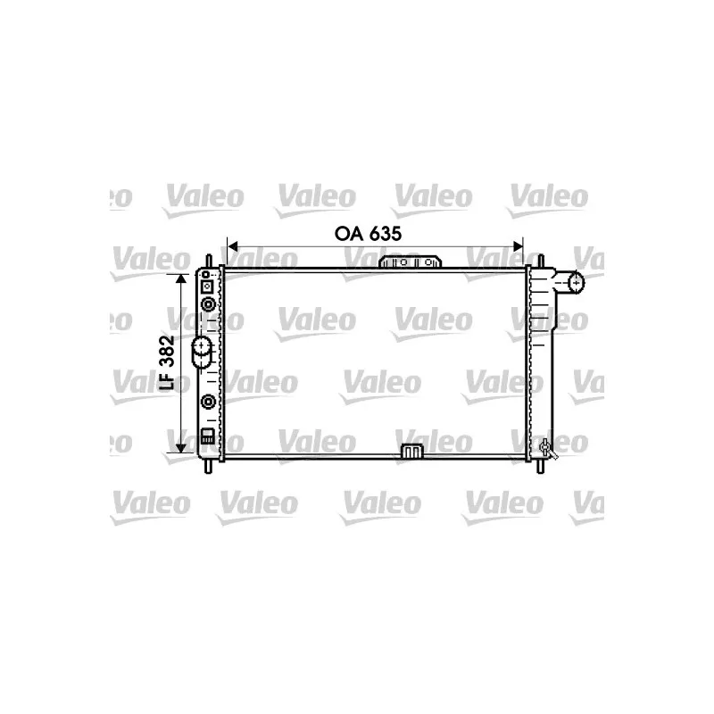 Radiateur, refroidissement du moteur VALEO 734761