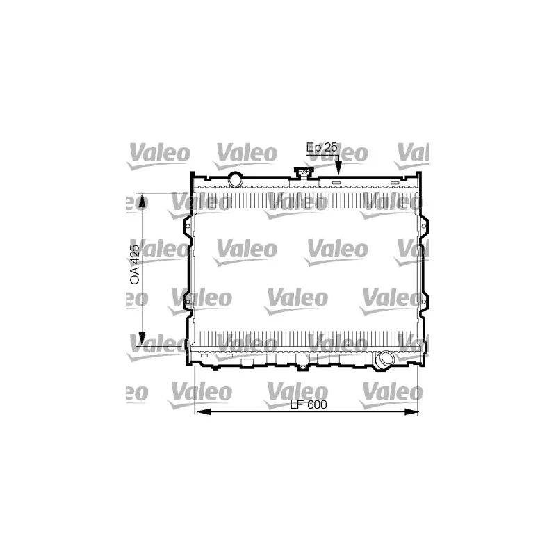 Radiateur, refroidissement du moteur VALEO 734784
