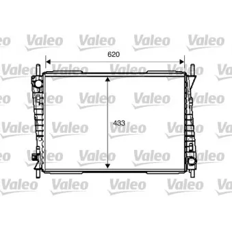Radiateur, refroidissement du moteur VALEO 734785