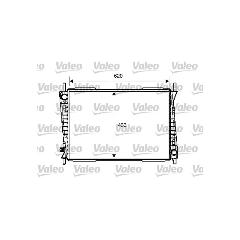 Radiateur, refroidissement du moteur VALEO 734785