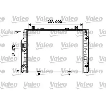 Radiateur, refroidissement du moteur VALEO 734793
