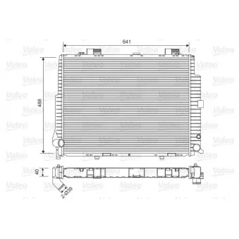 Radiateur, refroidissement du moteur VALEO 734796