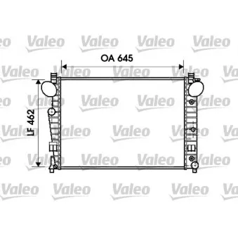 Radiateur, refroidissement du moteur VALEO 734801