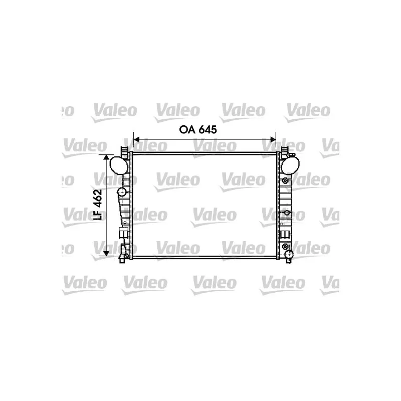 Radiateur, refroidissement du moteur VALEO 734801
