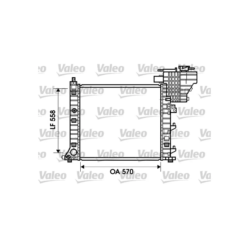 Radiateur, refroidissement du moteur VALEO 734807