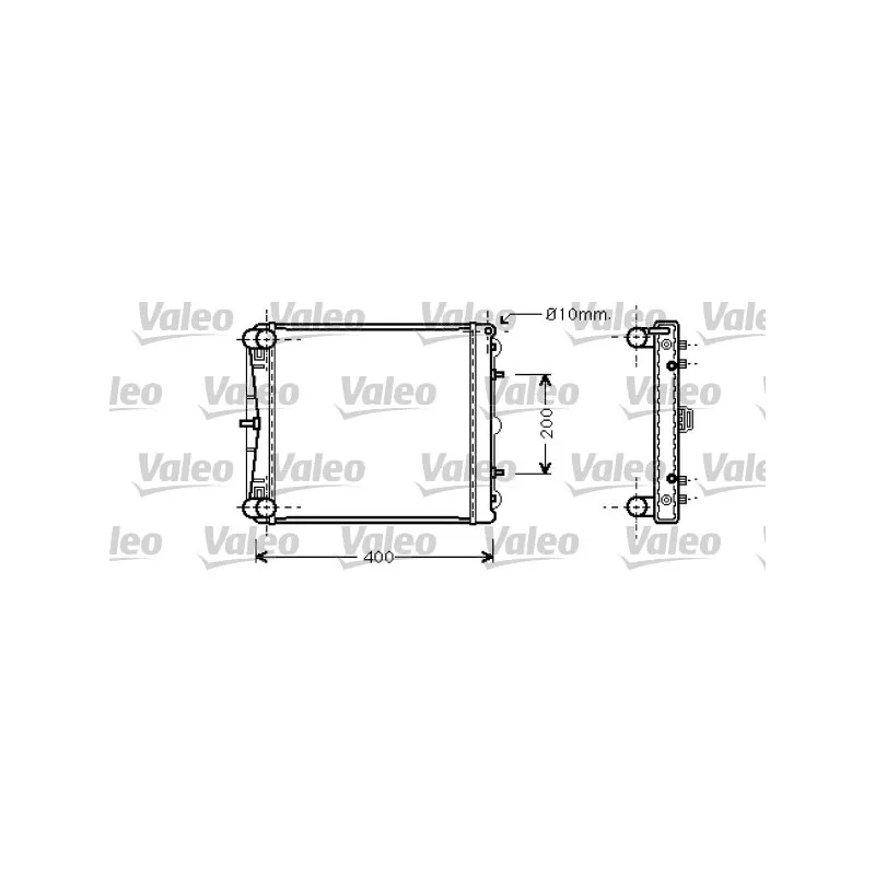 Radiateur, refroidissement du moteur VALEO 734827