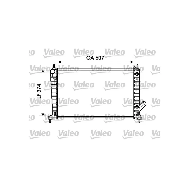 Radiateur, refroidissement du moteur VALEO 734830