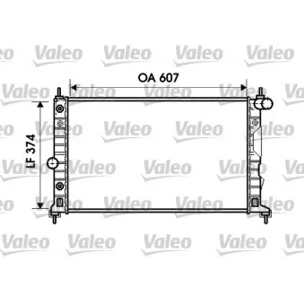 Radiateur, refroidissement du moteur VALEO 734831