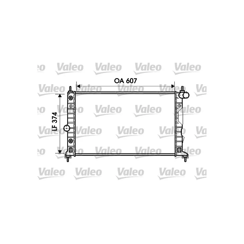 Radiateur, refroidissement du moteur VALEO 734831
