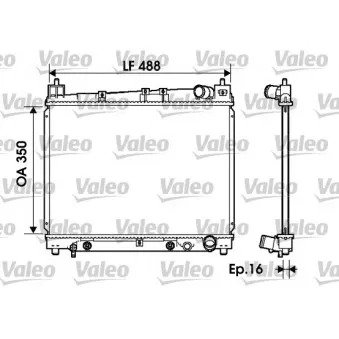 Radiateur, refroidissement du moteur VALEO 734841