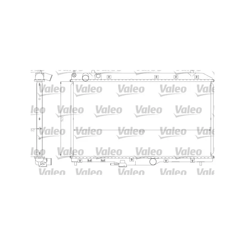 Radiateur, refroidissement du moteur VALEO 734845
