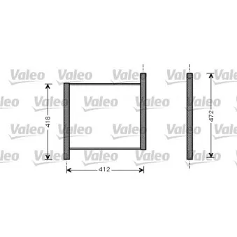 Radiateur, refroidissement du moteur VALEO 734848