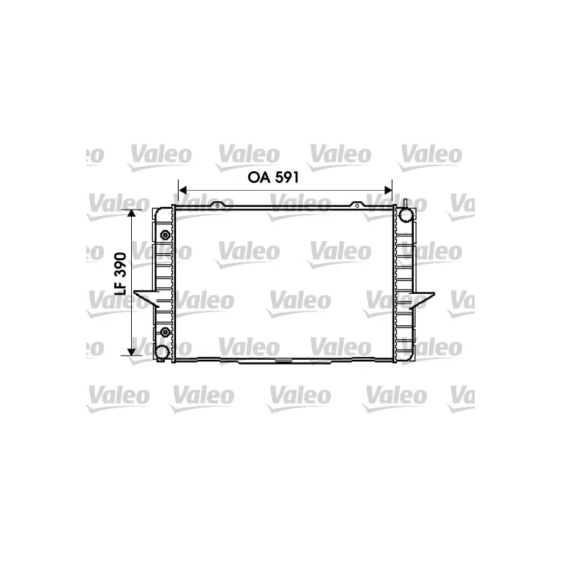 Radiateur, refroidissement du moteur VALEO 734856
