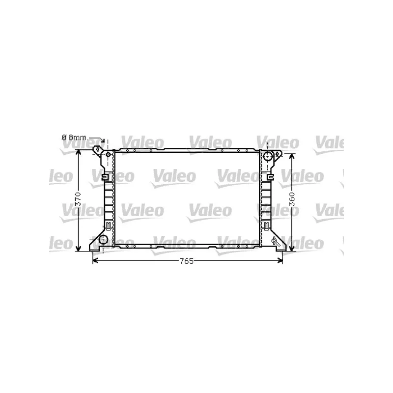 Radiateur, refroidissement du moteur VALEO 734862