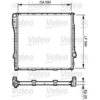 Radiateur, refroidissement du moteur VALEO