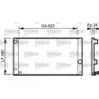 Radiateur, refroidissement du moteur VALEO 734898 - Visuel 1