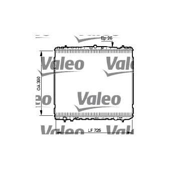 Radiateur, refroidissement du moteur VALEO 734905