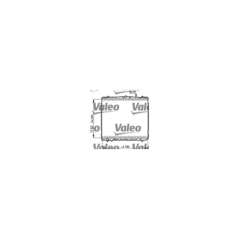 Radiateur, refroidissement du moteur VALEO 734905