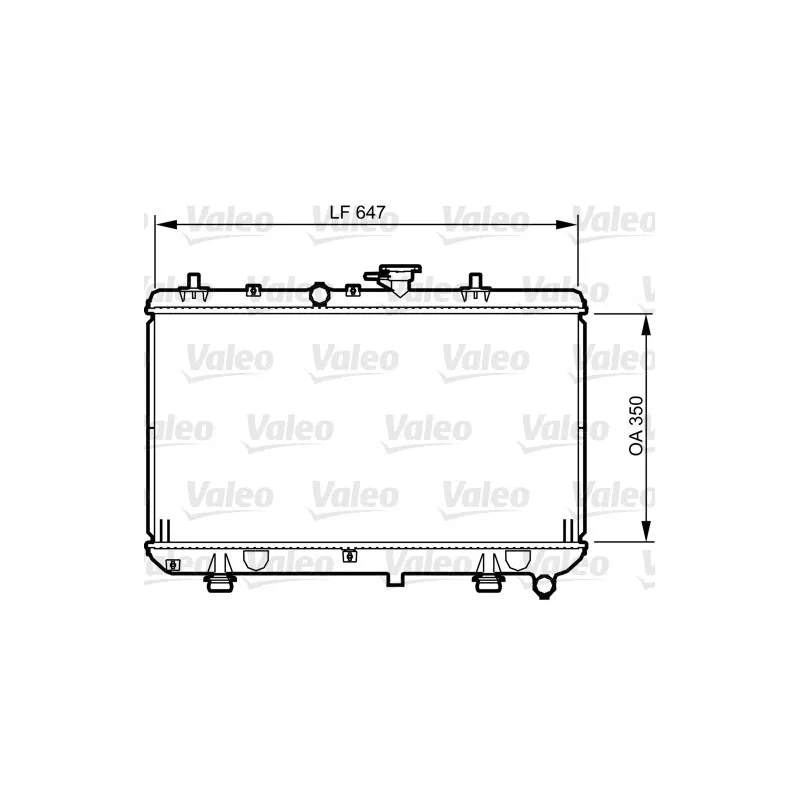 Radiateur, refroidissement du moteur VALEO 734966