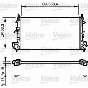 Radiateur, refroidissement du moteur VALEO