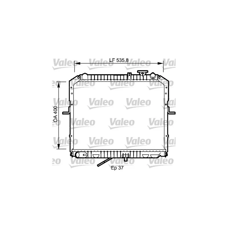 Radiateur, refroidissement du moteur VALEO 734990