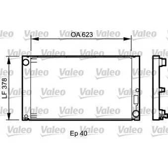 Radiateur, refroidissement du moteur VALEO 735034