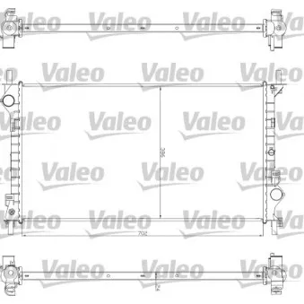 Radiateur, refroidissement du moteur VALEO 735043