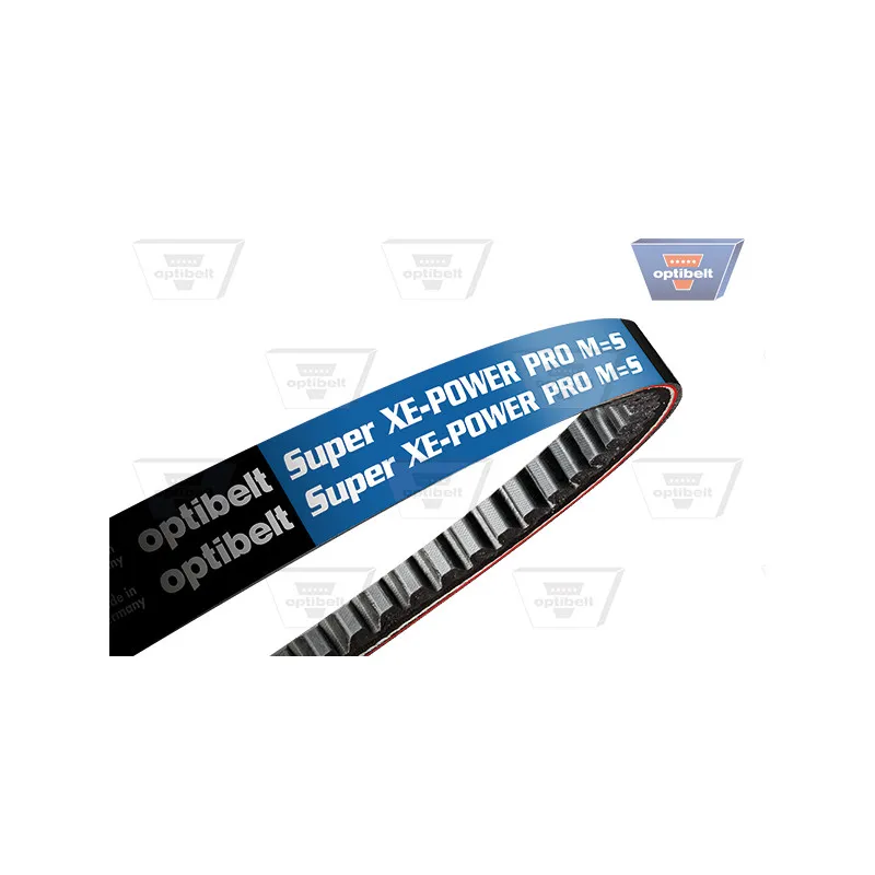 Courroie trapézoïdale OPTIBELT XPB 1600