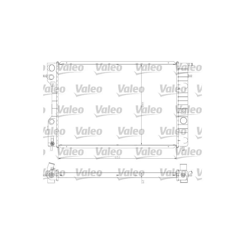 Radiateur, refroidissement du moteur VALEO 735065