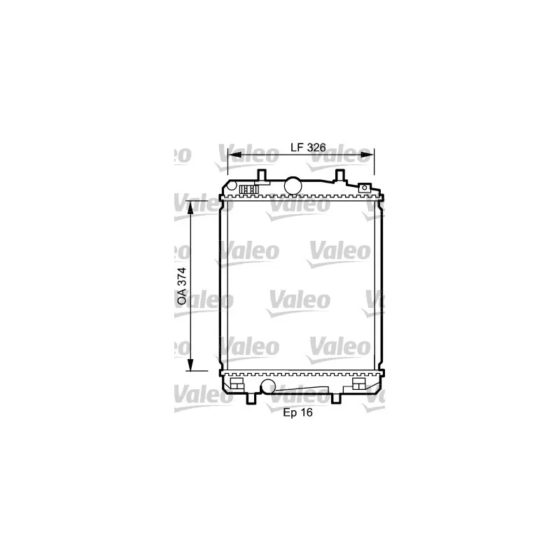 Radiateur, refroidissement du moteur VALEO 735070
