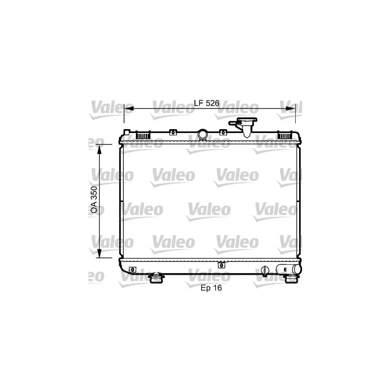 Radiateur, refroidissement du moteur VALEO 735077