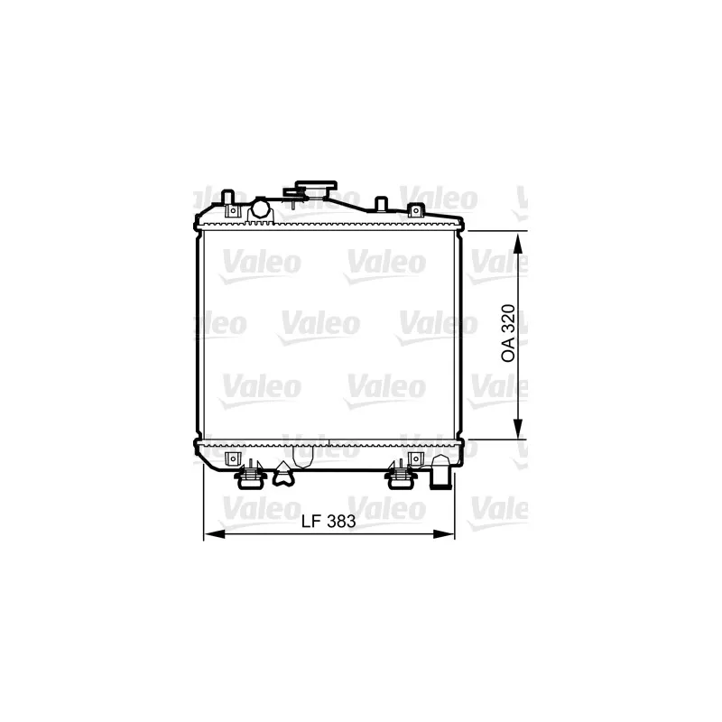 Radiateur, refroidissement du moteur VALEO 735079