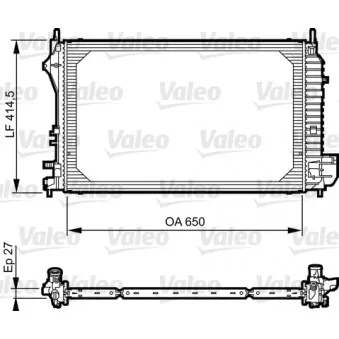Radiateur, refroidissement du moteur VALEO 735083