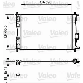 Radiateur, refroidissement du moteur VALEO