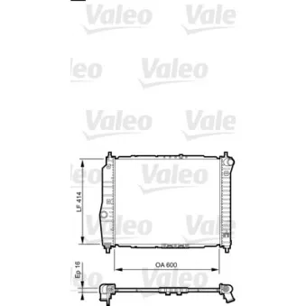 Radiateur, refroidissement du moteur VALEO 735158