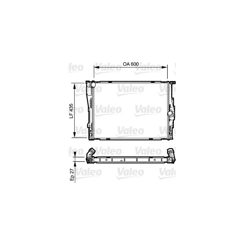 Radiateur, refroidissement du moteur VALEO 735194