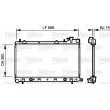 Radiateur, refroidissement du moteur VALEO 735209 - Visuel 1
