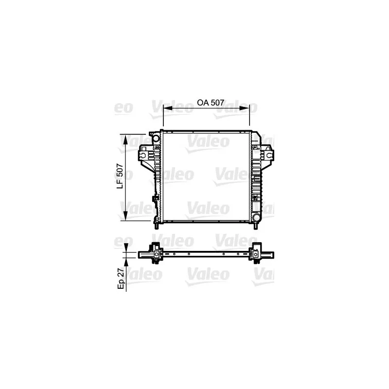 Radiateur, refroidissement du moteur VALEO 735221