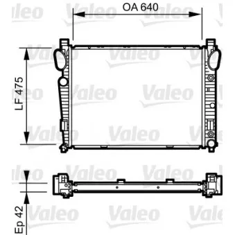 Radiateur, refroidissement du moteur VALEO 735230