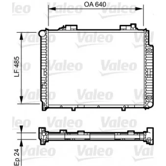 Radiateur, refroidissement du moteur VALEO 735231