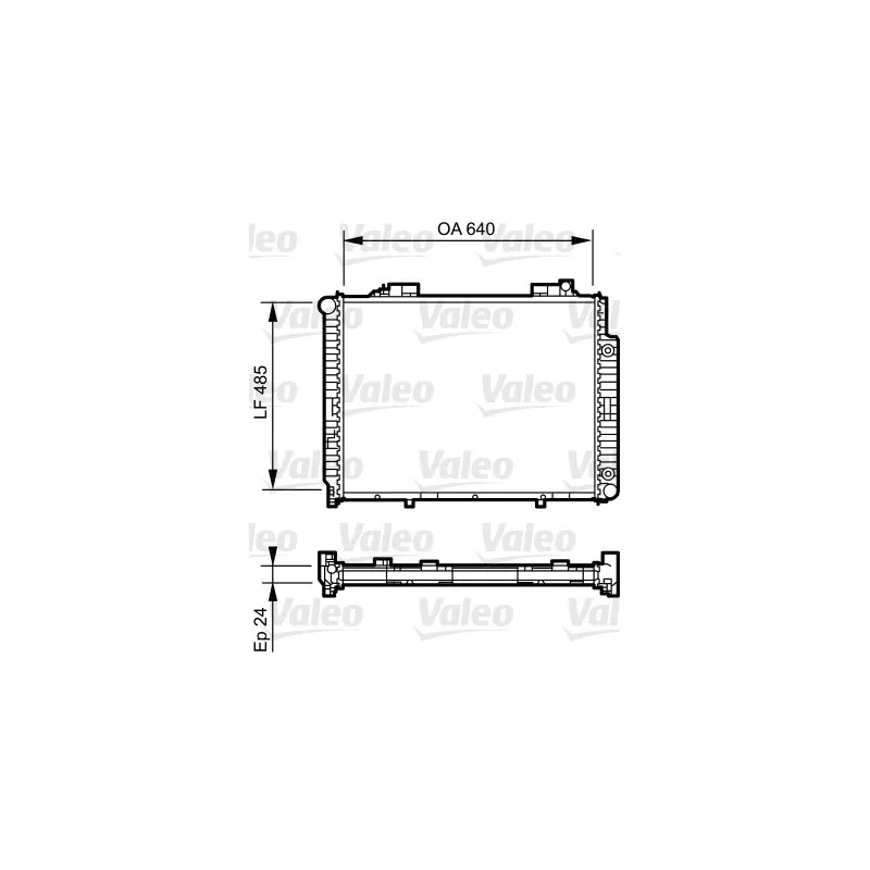 Radiateur, refroidissement du moteur VALEO 735231