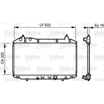 Radiateur, refroidissement du moteur VALEO 735241