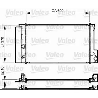Radiateur, refroidissement du moteur VALEO 735250