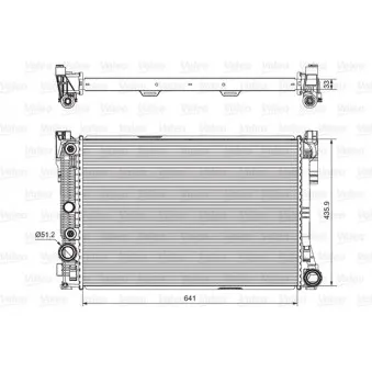 Radiateur, refroidissement du moteur VALEO 735291