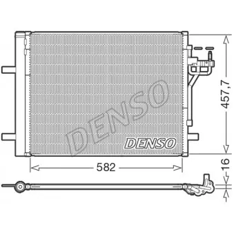 Condenseur, climatisation DENSO DCN10056