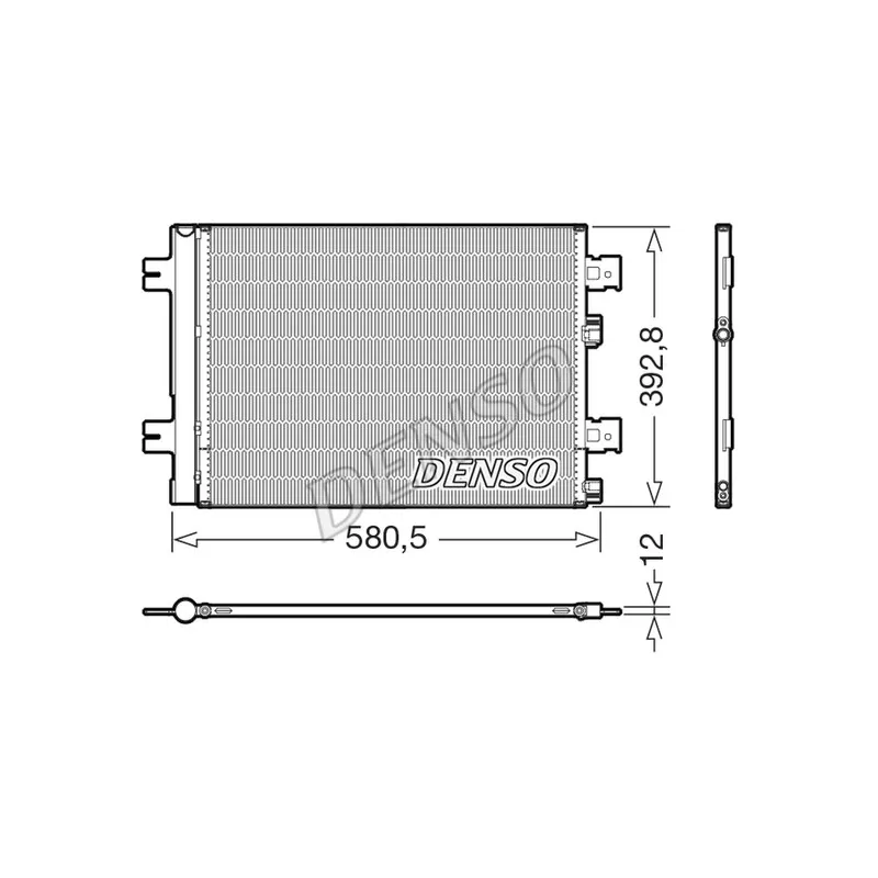 Condenseur, climatisation DENSO DCN37005