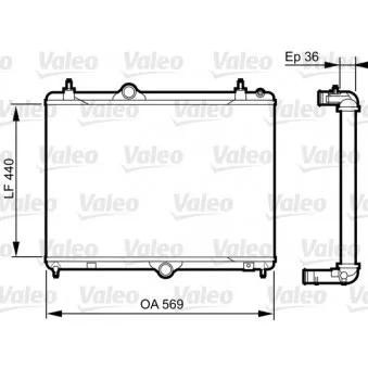 Radiateur, refroidissement du moteur VALEO 735371