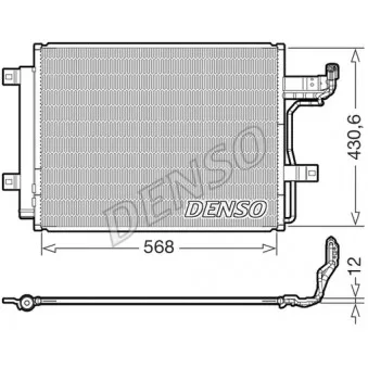Condenseur, climatisation DENSO