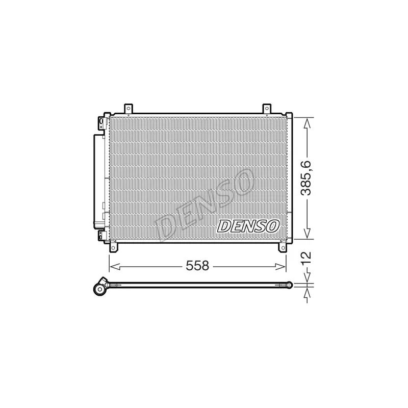 Condenseur, climatisation DENSO DCN47012