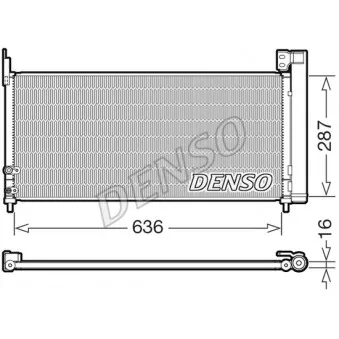 Condenseur, climatisation DENSO DCN50122
